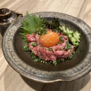 Broiled Wagyu beef Yukke