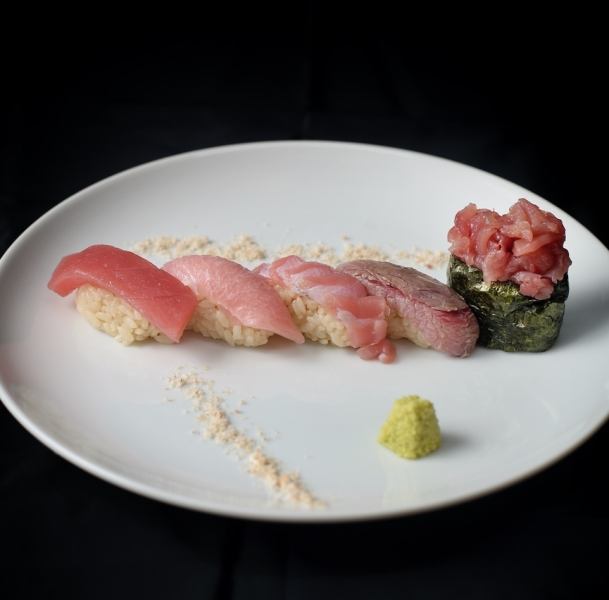 美らマグロ握り5点盛り合わせ