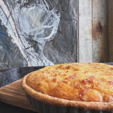 素朴なキッシュ