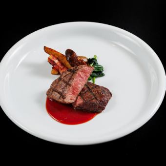 ◆ディナー【夏のCourse Johnnie’s】前菜、魚料理、飛騨牛サーロインステーキ＋乾杯付/窓際確約