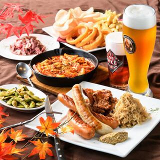 A la carte is also available★We offer a wide variety of dishes, including seasonal menus and flavored beer chicken from five countries.