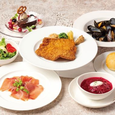 [Food tour without a passport] Enjoy premium beer on a whirlwind tour around the world (food only 3,608 yen tax included)