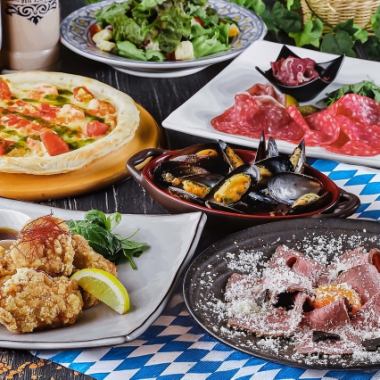 【僅限十月】啤酒節特別套餐「烤牛肉及本店招牌炸雞」含無限暢飲