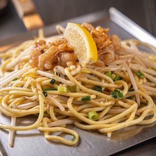 ホルモン塩焼きそば