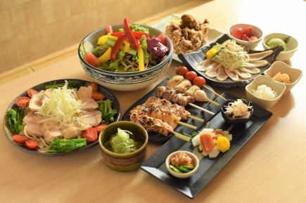 ★2.5時間飲み放題(2500円)付き★逢鳥 極上コース【逢鳥を堪能できる贅沢コース】