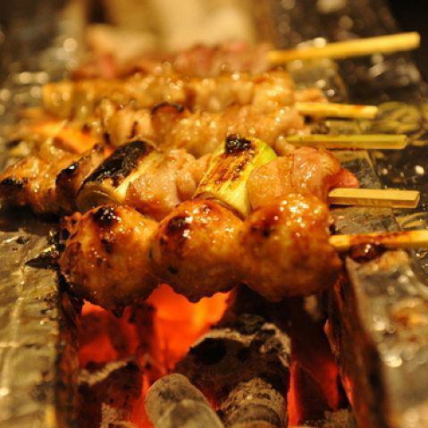 焼き鳥専門店で宴会を堪能