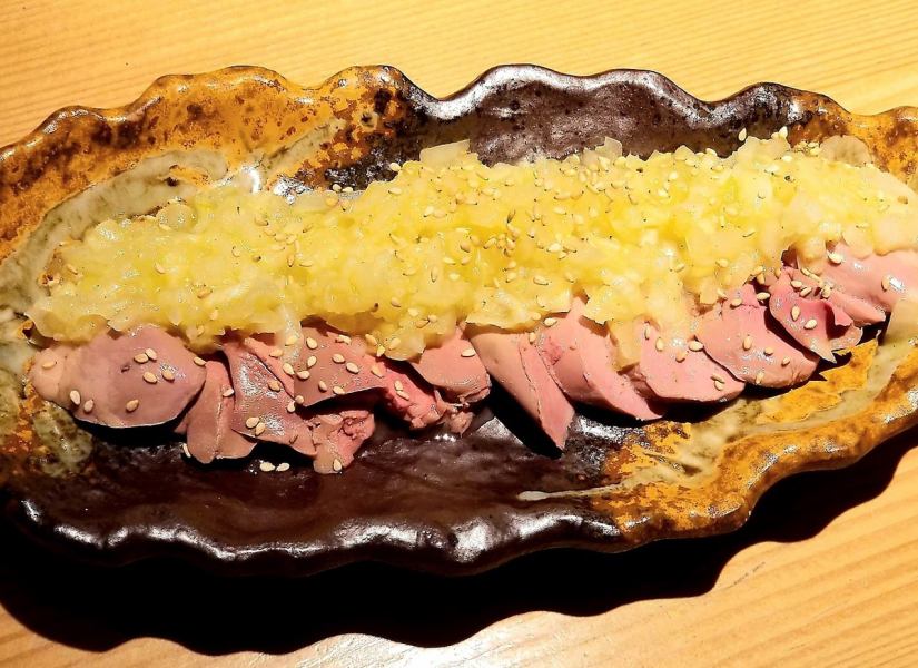 인기 메뉴의 「저온 조리의 레바 찌르기」