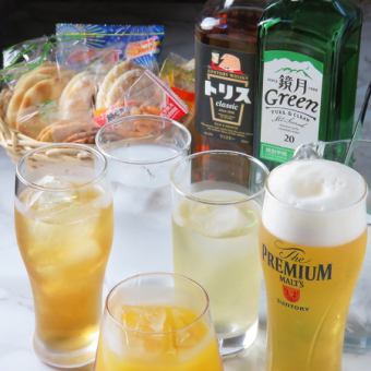 お得な60分飲み放題♪1,900円プラン