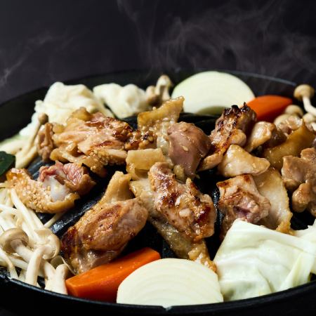 ジンギスカン鉄板焼き