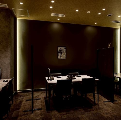 全席プライベート半個室