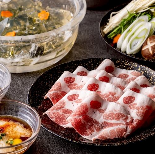 純粋金華豚しゃぶしゃぶ 1人前