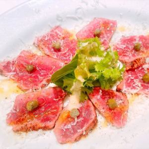 炙り馬肉カルパッチョ