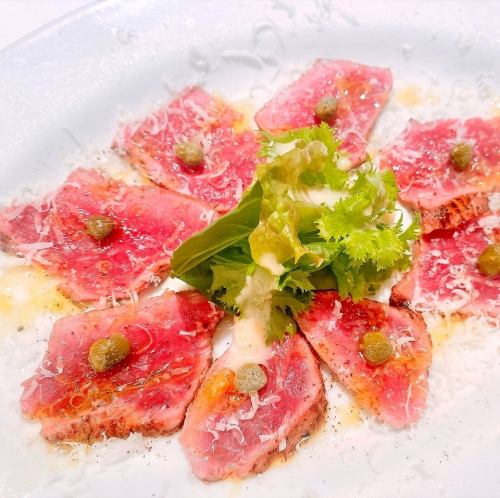 炙り馬肉カルパッチョ
