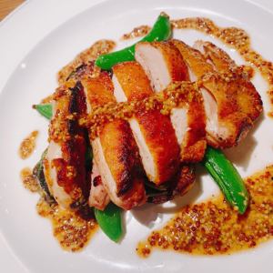 大山鶏のパリパリロースト
