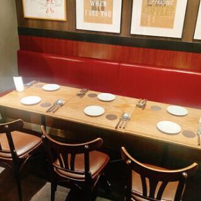 [Table seating] Small groups up to a maximum of 16 people are OK! We will set the tables flexibly according to the number of people using the facility, so please feel free to contact us!