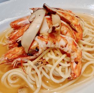 松茸香る！！才巻海老・松茸の極UMAパスタ