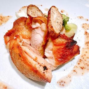 大山鶏のパリパリロースト