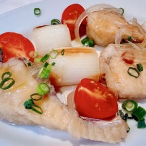 さわらと焼ねぎイタリアン南蛮漬