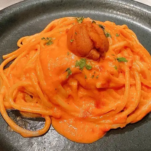 生雲丹クリームパスタ