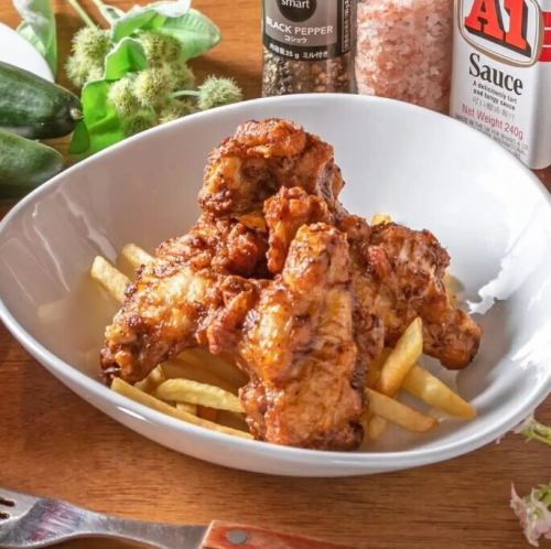 Chicken wings with black pepper