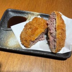 Handmade minced meat cutlet