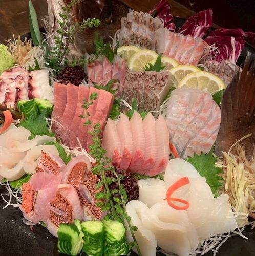 当店自慢お刺身盛り合わせ