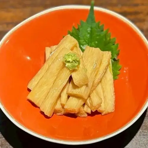 店内仕込み　長芋たまり漬け