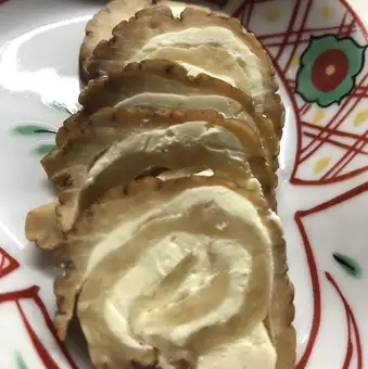 いぶりがっこのクリームチーズ巻き