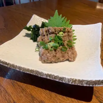 酒の肴に！真イワシのなめろう