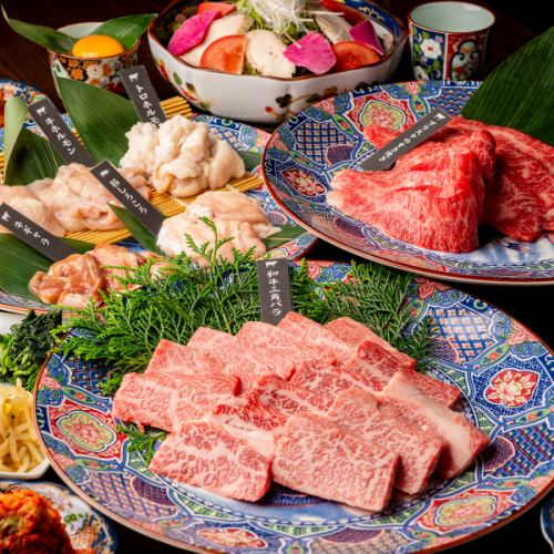 All-you-can-eat variety of meat