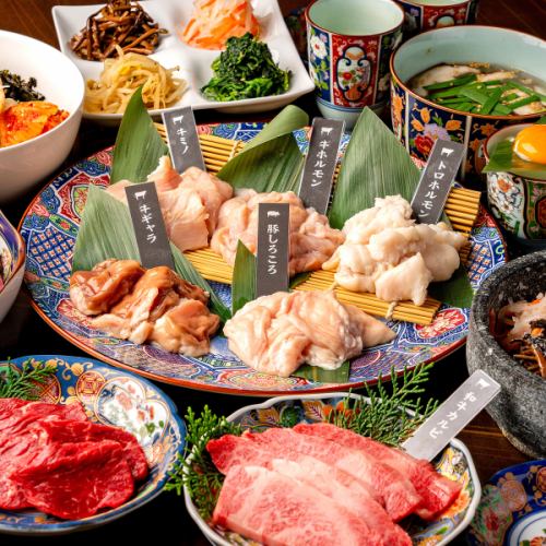 種類豊富なお肉が食べ放題