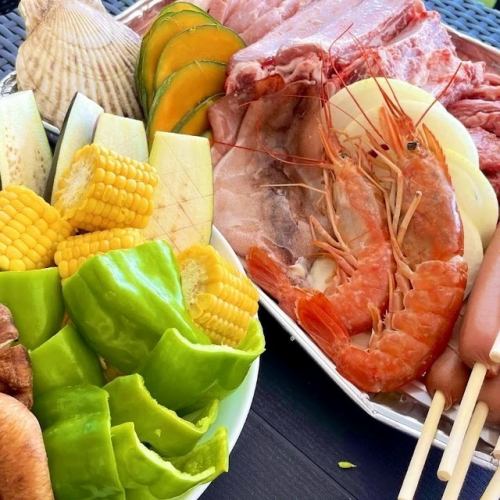 手ぶらでOK!海のそばでBBQ