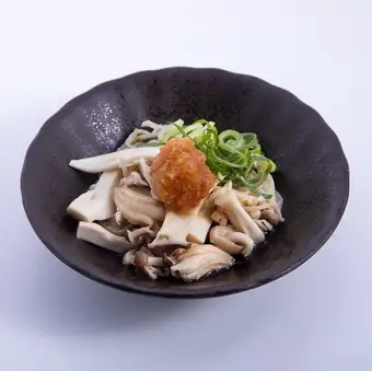 鶏ときのこのおろしポン酢