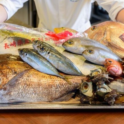 [F] All-you-can-drink included! Special buffet plan of fresh fish and meat dishes from Goto \8,000