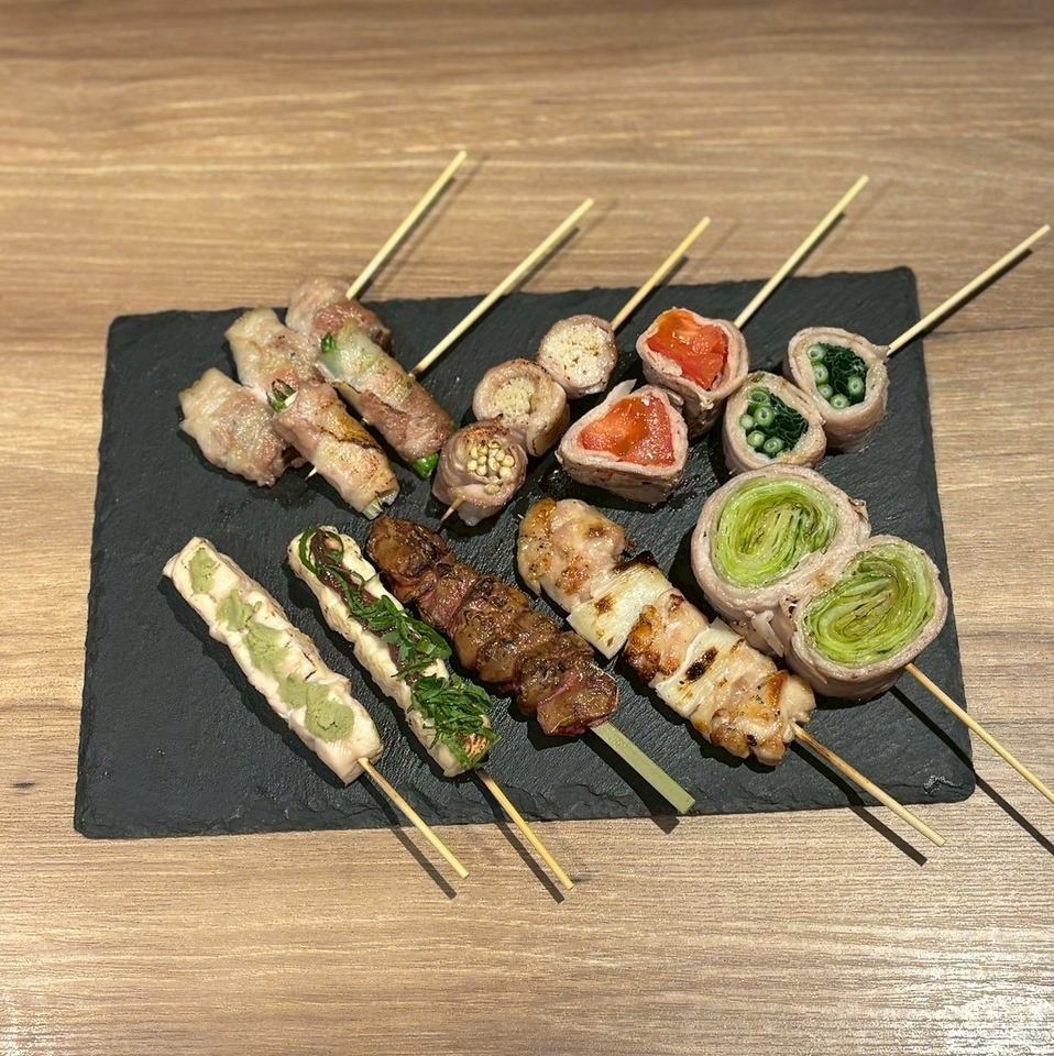 串とお酒がめっちゃあう!