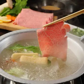 【黒毛和牛食べ放題】上しゃぶしゃぶコース4180円(税込)/アルコール飲み放題付+1320円(税込)~