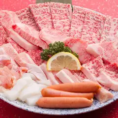 【黒毛和牛食べ放題】焼肉 上満腹コース5830円(税込)/アルコール飲み放題付+1320円(税込)~