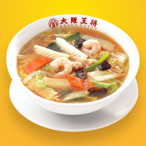 五目あんかけラーメン/野菜たっぷり味噌ラーメン