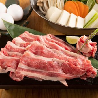 2時間飲み放題付<10品>『すき焼き鍋コース』⇒８０００円(税込み)｜宴会接待歓送迎会