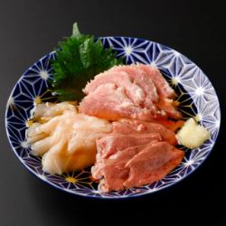 肉刺し3種盛り合わせ