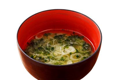生海藻味噌湯