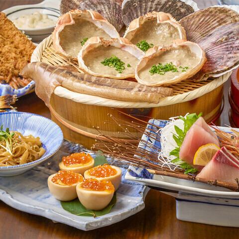 コスパ◎な飲み放題付磯丸コース3800円(税込)～