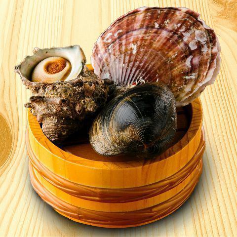 活貝焼き盛り合わせ 並盛り
