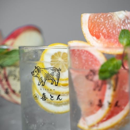 A wide variety of refreshing drinks that go well with Teppanyaki and fried foods ◎