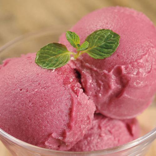 Mountain grape sorbet