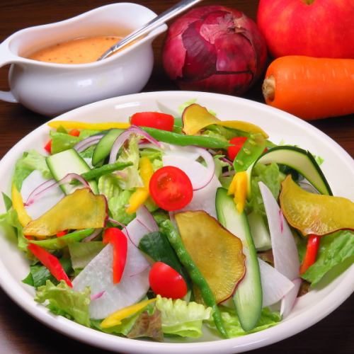 Plenty of vegetable garden salad