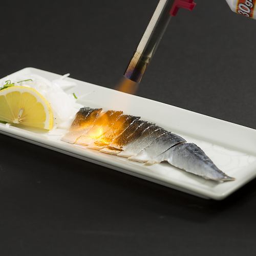 つるべ名物 ファイアー〆鯖