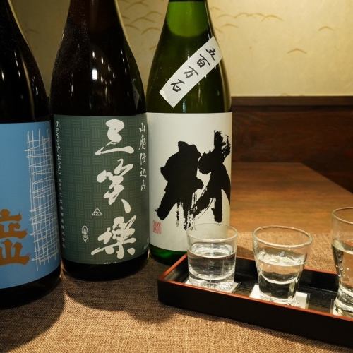 種類豊富な日本酒！