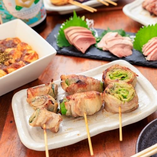 女性にも大人気★旬野菜を使用した焼き野菜串