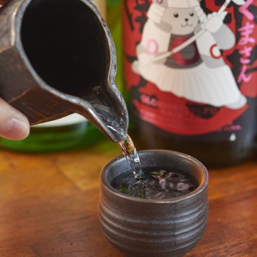 日本酒は常時8～10種類